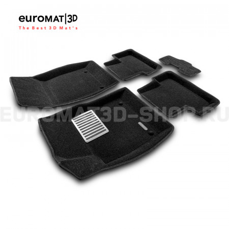 Текстильные 3D коврики Euromat3D Lux в салон для Opel Astra J/GTC (2010-) № EM3D-001504