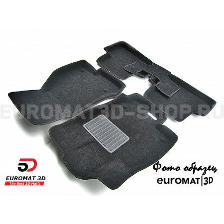 Текстильные 3D коврики Euromat3D Business в салон для Acura TLX (2015-) № EMC3D-000003