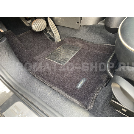 Текстильные 3D коврики Euromat3D Lux в салон для Mini Cooper Countryman (2010-2016) № EM3D-005600