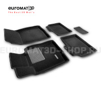 Текстильные 3D коврики Euromat3D Business в салон для Mini Cooper Countryman (2010-2016) № EMC3D-005600