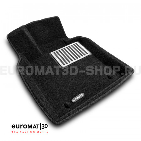 Текстильные 3D коврики Euromat3D Lux в салон для Toyota Camry XV70 (2018-2024) № EM3D-005101