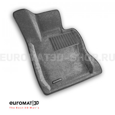 Текстильные 3D коврики Euromat3D Business в салон для Bmw 4 (F32/33) (2012-2019) № EMC3D-001221G Серые