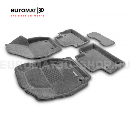 Текстильные 3D коврики Euromat3D Business в салон для Volvo S 80 (2006-) № EMC3D-005507G Серые Текстильные 3D коврики Euromat3D Business в салон для Volvo S 80 (2006-) № EMC3D-005507G Серые
