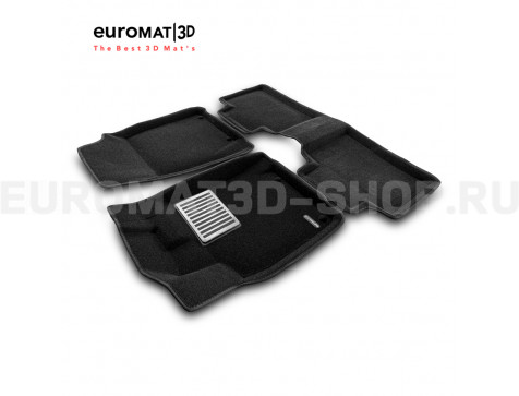 Текстильные 3D коврики Euromat3D Lux в салон для Geely Atlas (2018-2022) № EM3D-001400 Текстильные 3D коврики Euromat3D Lux в салон для Geely Atlas (2018-2022) № EM3D-001400