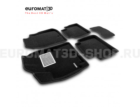 Текстильные 3D коврики Euromat3D Lux в салон для Geely Emgrand 7 (2016-2021) № EM3D-001402 Текстильные 3D коврики Euromat3D Lux в салон для Geely Emgrand 7 (2016-2021) № EM3D-001402