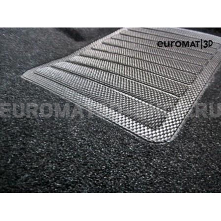 Текстильные 3D коврики Euromat3D Business в салон для Mercedes B-Class (W247) (2018-) № EMC3D-003510