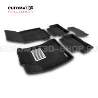 Текстильные 3D коврики Euromat3D Lux в салон для Mercedes CLA-Class (C118) (2019-) № EM3D-003510 Текстильные 3D коврики Euromat3D Lux в салон для Mercedes CLA-Class (C118) (2019-) № EM3D-003510