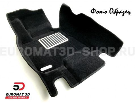 Текстильные 5D коврики с высоким бортом Euromat3D в салон для Volkswagen Jetta (2010-2018) № EM5D-005414