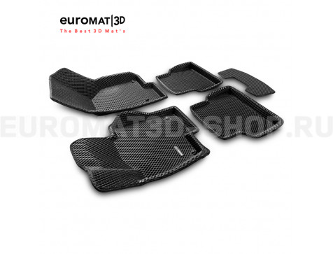 3D коврики Euromat3D EVA в салон для Volkswagen Jetta (2010-2018) № EM3DEVA-005414