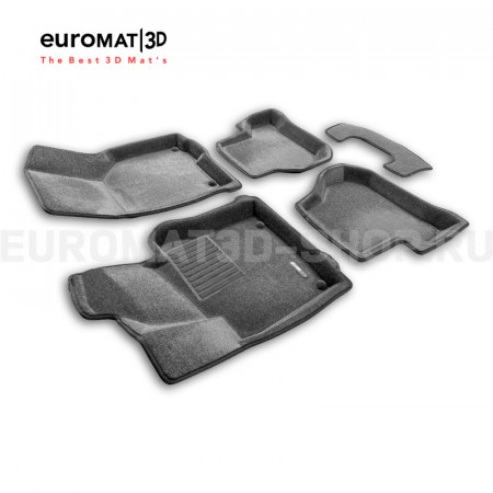 Текстильные 3D коврики Euromat3D Business в салон для Volkswagen Golf Plus (2004-2014) № EMC3D-004502G Серые Текстильные 3D коврики Euromat3D Business в салон для Volkswagen Golf Plus (2004-2014) № EMC3D-004502G Серые