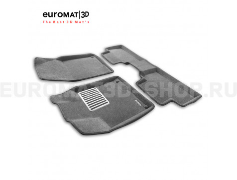 Текстильные 3D коврики Euromat3D Lux в салон для Geely Coolray (2019-) № EM3D-001407G Серые Текстильные 3D коврики Euromat3D Lux в салон для Geely Coolray (2019-) № EM3D-001407G Серые