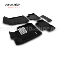 Текстильные 3D коврики Euromat3D Lux в салон для Mercedes GLC-Class (X254) (2022-) № EM3D-0035XX
